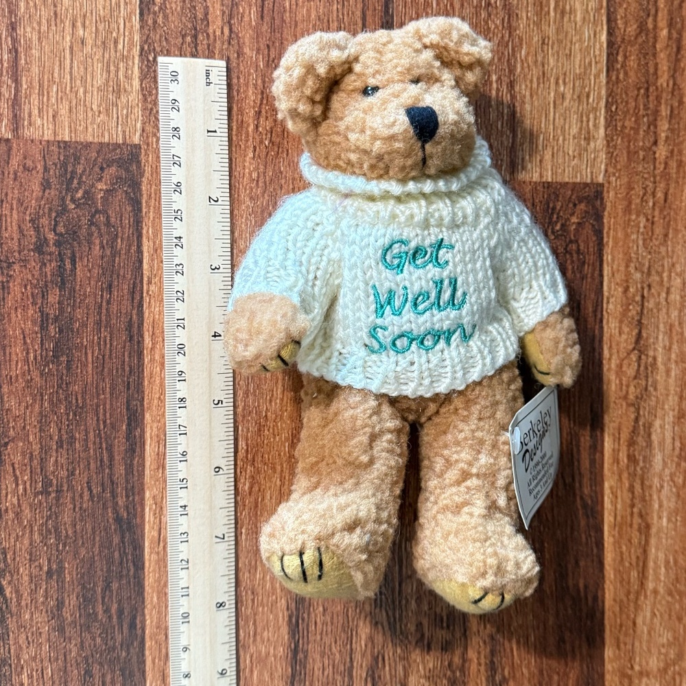 BERKELEY DESIGNS “Get Well Soon” Bear - Picture 6 of 12